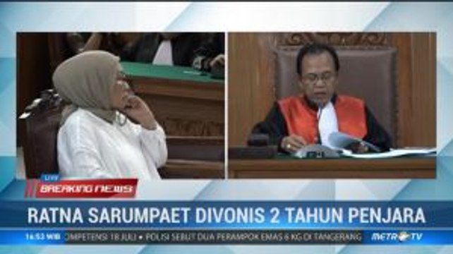 Ratna Sarumpaet Divonis 2 Tahun Penjara