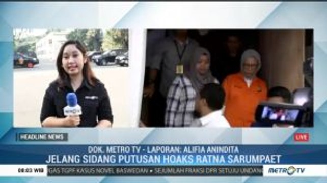 Sidang Putusan Ratna Sarumpaet Digelar Hari Ini