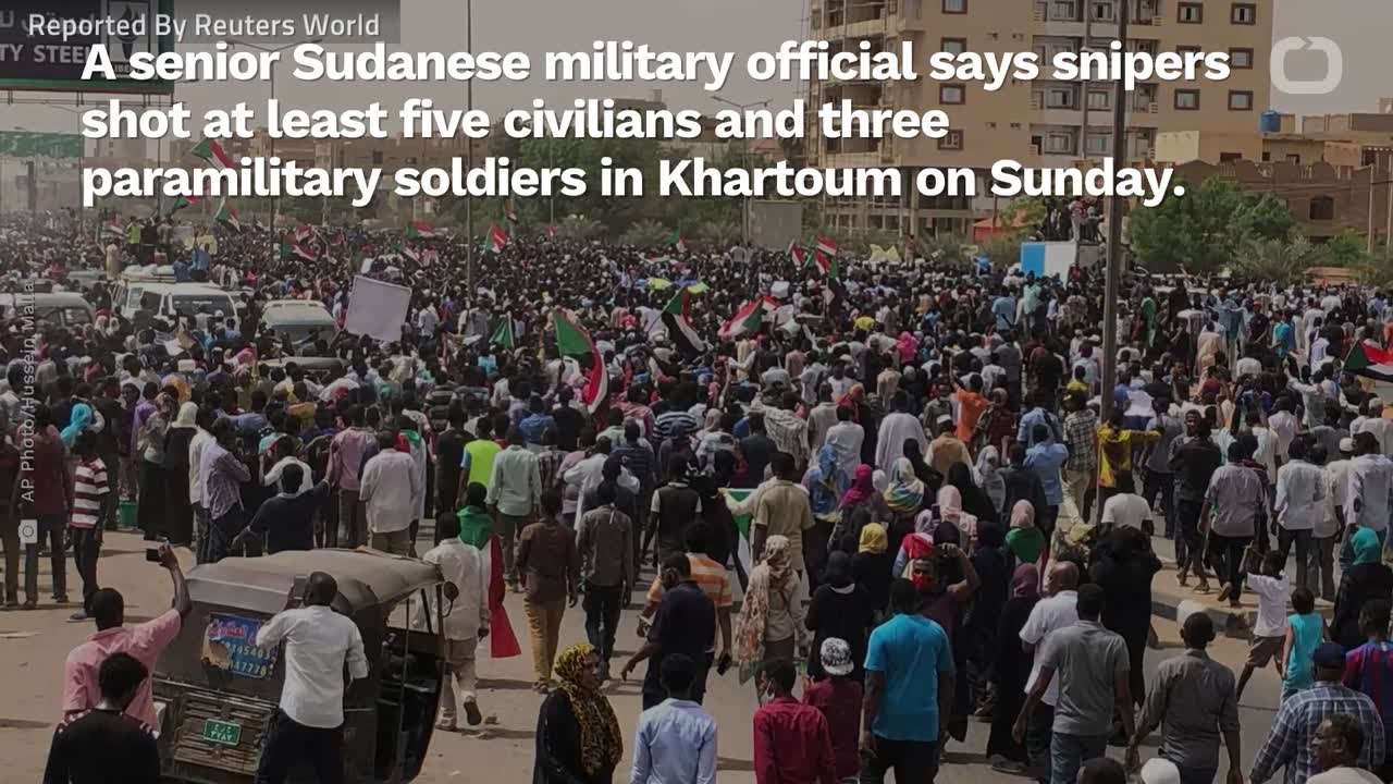 Sudanese Military: Snipers Shooting At Civilians, Soldiers In Khartoum
