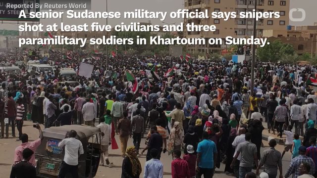 Sudanese Military: Snipers Shooting At Civilians, Soldiers In Khartoum
