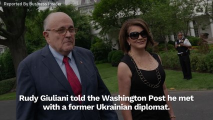 Rudy Giuliani Admits To Meeting With Ukrainian Diplomat