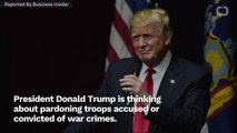 Retired US Generals Don't Think Trump Should Pardon Troops With War Crimes