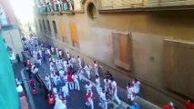 Sexto encierro de San Fermín con toros de Núñez del Cuvillo