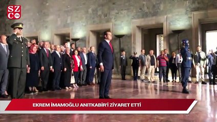 İmamoğlu ikinci kez Anıtkabir’i ziyaret etti