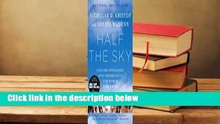 [NEW RELEASES]  Half the Sky: Turning Oppression into Opportunity for Women Worldwide