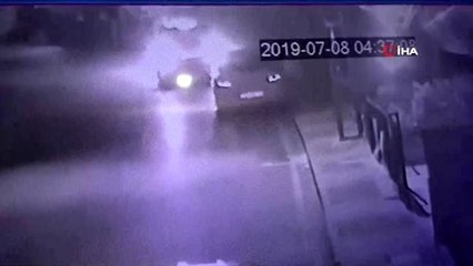 Maltepe'de halı çalan hırsızlar kamerada