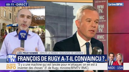 Loïc Prud'homme (LFI) réagit aux révélations sur François de Rugy: "On est face à un gouvernement de dégoûtants qui produit un pays de dégoûtés"