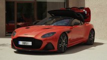 Aston Martin DBS Superleggera Volante Design in Cosmos Orange