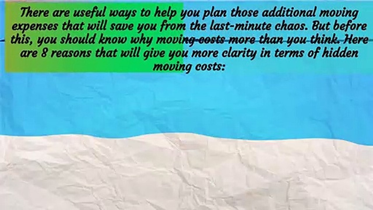 8 Reasons Moving Always Costs More Than You Think