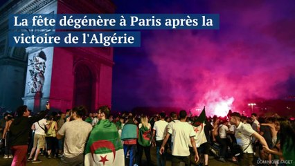 La fête dégénère à Paris après la victoire de l'Algérie
