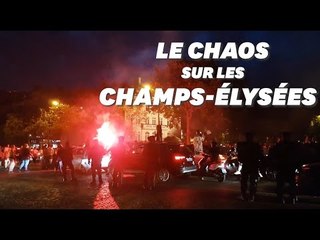 下载视频: CAN 2019 : il fête la victoire de l'Algérie avec une tronçonneuse sur les Champs-Élysées