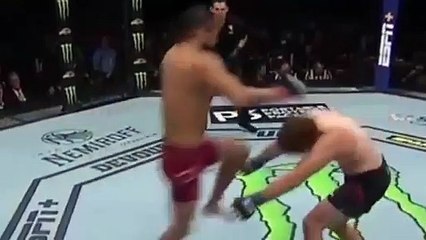 Super Slow Motion! UFC Jorge Masvidal knocks out Ben Askren