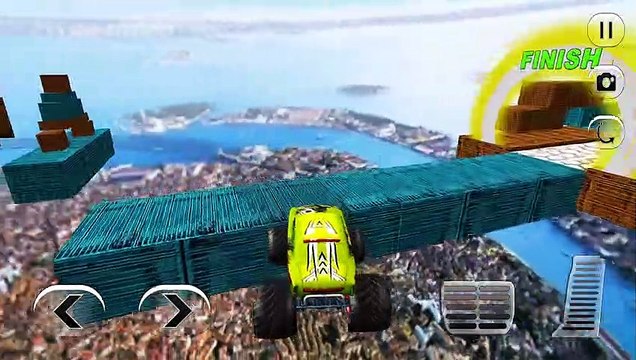 4x4 Impossible Monster Truck Stunt Race - Monster Truck Driving - Android Gameplay Video FHD