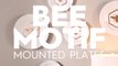 DIY Stenciled Bee Plates