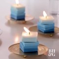 DIY Ombre Stacked Candles