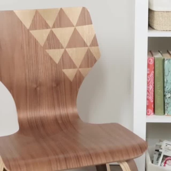 Update an Accent Chair With Adhesive Vinyl