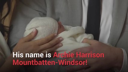 Harry and Meghan Reveal Their New Baby's Name
