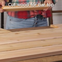 Build an Outdoor Bar Entirely from Concrete Blocks