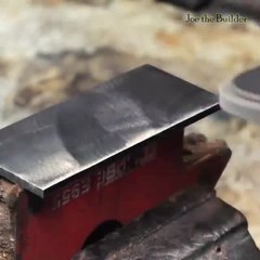 Blacksmithing Jelly Roll Damascus