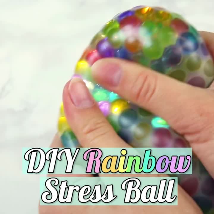 DIY Rainbow Stress Ball