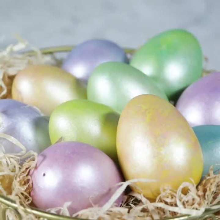 Create Pearlized Easter Eggs in 3 Easy Steps