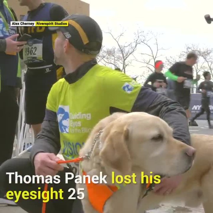 Guide Dog Helps Owner Through Half Marathon