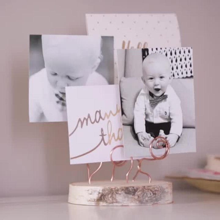 DIY Wire Photo Holder