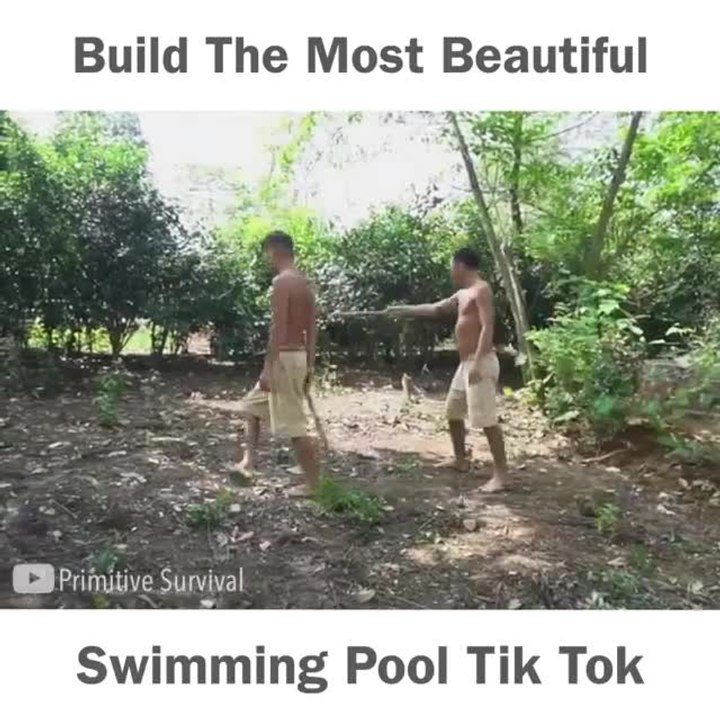 Build Swimming Pool Tik Tok