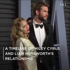 A Timeline of Liam Hemsworth and Miley Cyrus's Relationship