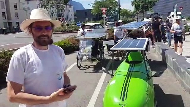 Après Genève et Annemasse, direction Chamonix pour les vélos solaires venus tout droit d’une autre planète