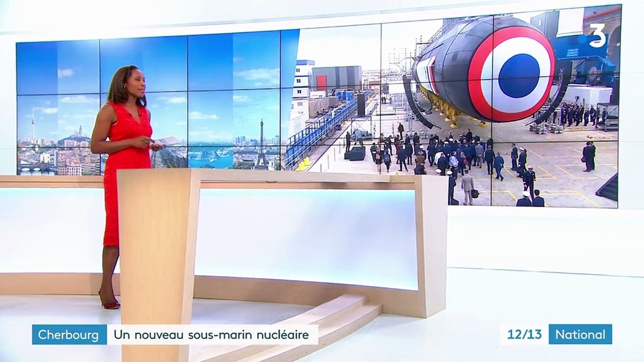 Cherbourg : Emmanuel Macron lance le nouveau sous-marin nucléaire "Suffren"