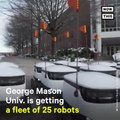 George Mason University Robots Delivering Food And Drinks On Campus