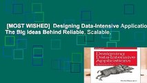 [MOST WISHED]  Designing Data-Intensive Applications: The Big Ideas Behind Reliable, Scalable,