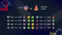 Previa partido entre Junior y Deportes Tolima Jornada 1 Clausura Colombia
