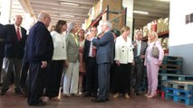 La reina Sofía visita el Banco de Alimentos de Vigo