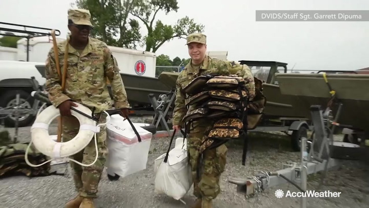 National Guard prepares rescue team for Barry