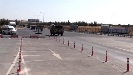 Suriye sınırına askeri sevkiyat