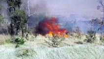 Incêndio ambiental mobiliza Bombeiros ao Bairro Esmeralda
