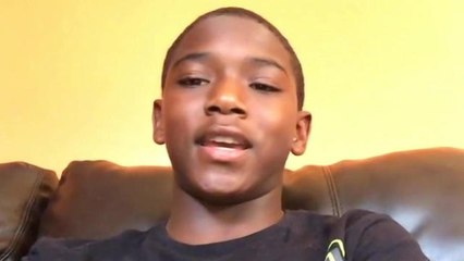 Young camper who juked out Kuechly joins 'GMFB'