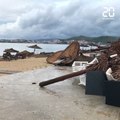 Grèce: Six touristes tués par une tornade et de violents orages de grêle