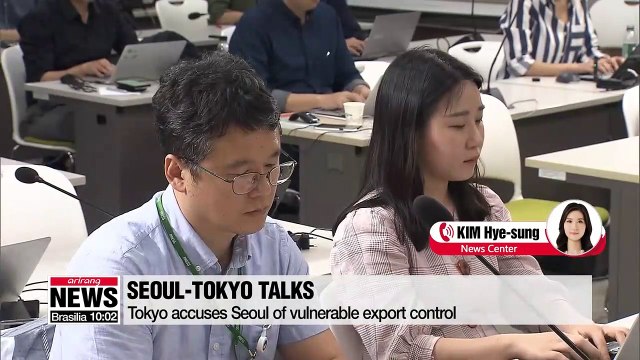 Officials from S. Korea and Japan sit down for talks over Tokyo's trade restrictions