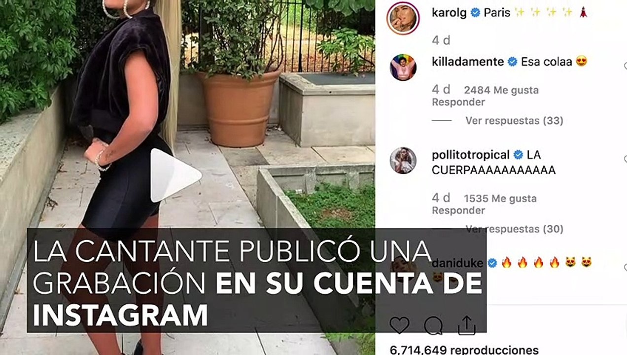 El provocativo vídeo de Karol G que desata la polémica por uno de sus comentarios 19327-ES