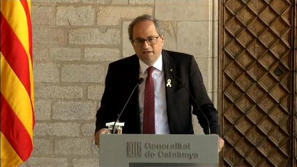 Video herunterladen: El presidente independentista catalán será juzgado por desobediencia por los lazos amarillos