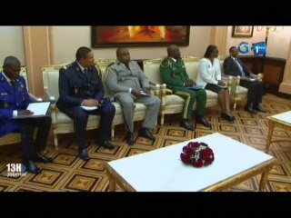 RTG/Audience du Président de la république avec le Ministre  de l’intérieur et de la justice