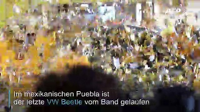 Adiós Beetle: Letzter VW-Käfer-Nachfolger läuft vom Band