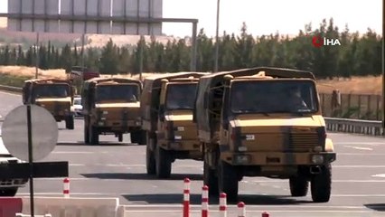 Zırhlı araç sevkiyatının ardından mühimmat sevkiyatına başlandı