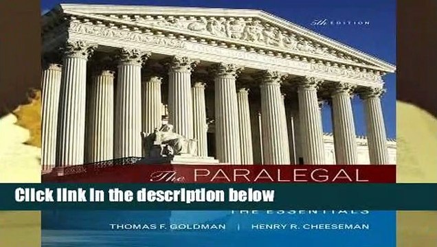 [NEW RELEASES] The Paralegal Professional: The Essentials