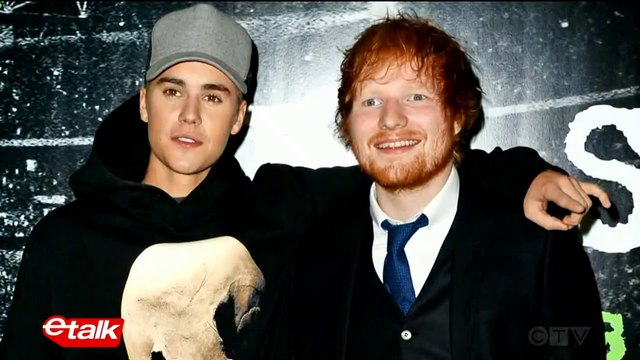 Justin Bieber et Ed Sheeran-ETalk-5 Juillet 2019