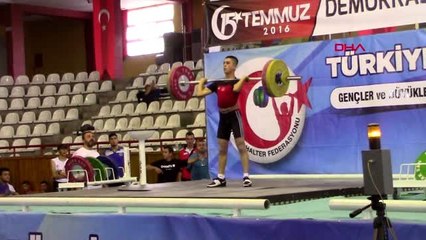 SPOR Gençler ve Büyükler Ferdi Halter Türkiye Şampiyonası Sivas'ta başladı