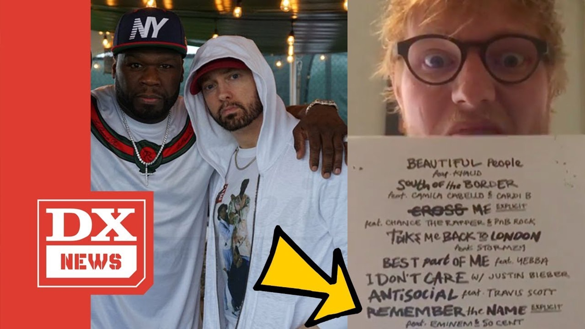 Eminem & 50 Cent Reunite On Ed Sheeran's “Remember The Name” Single